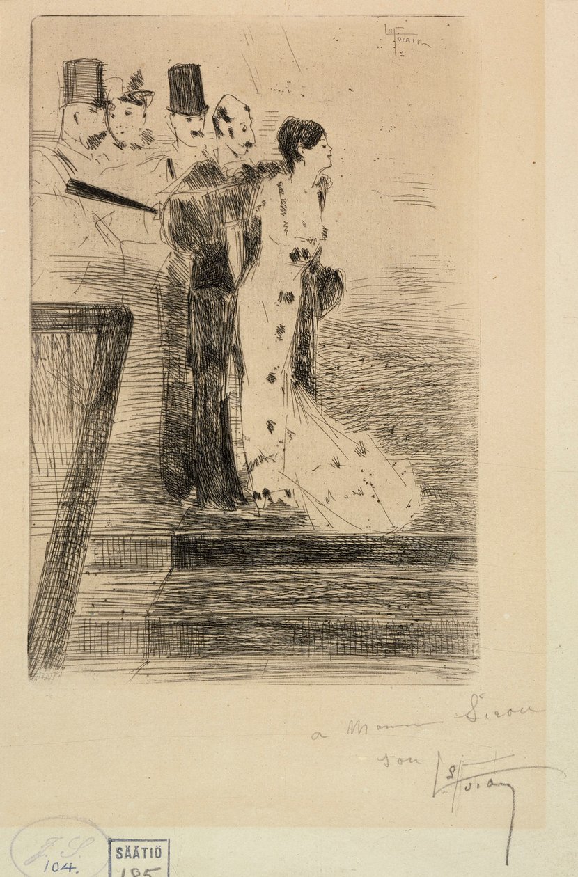 Wejście na przyjęcie autorstwa Jean-Louis Forain