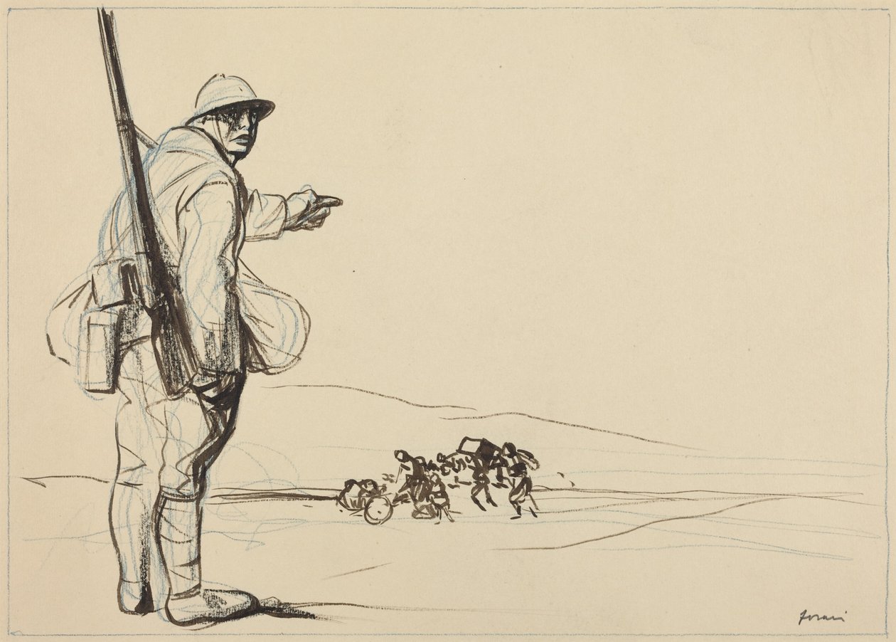 Niemiecka ofensywa autorstwa Jean-Louis Forain