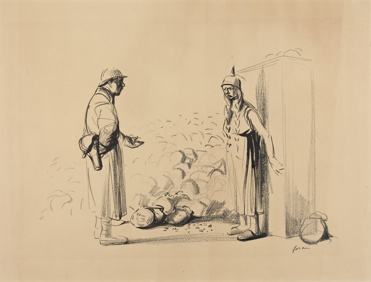 Ukrywanie „louis” autorstwa Jean-Louis Forain