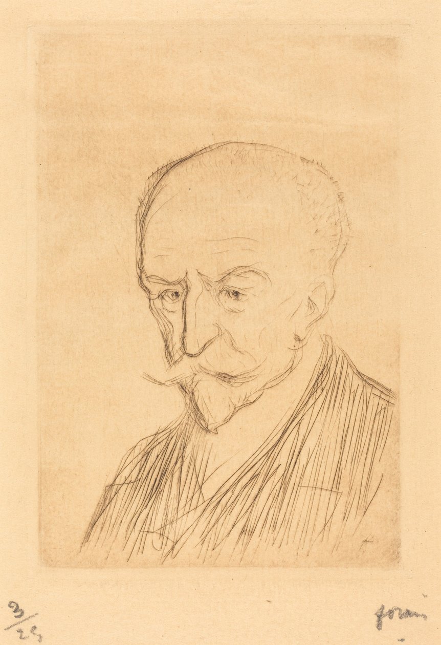 J.-K. Huysmans autorstwa Jean-Louis Forain