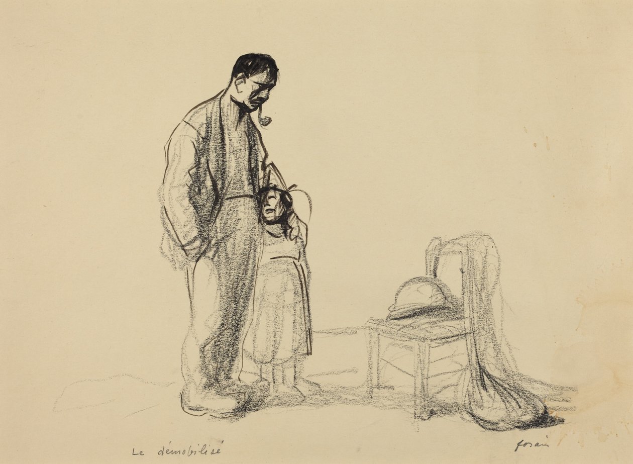 Demobilizowany autorstwa Jean-Louis Forain