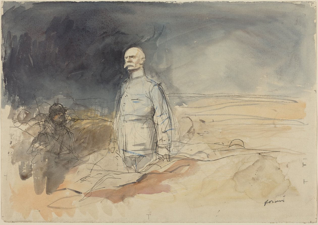 Marszałek Pétain autorstwa Jean-Louis Forain