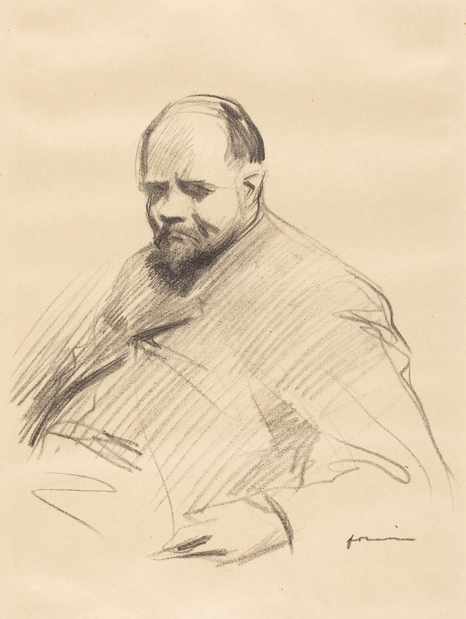 Portret Ambroise’a Vollarda (Portrait of Ambroise Vollard) autorstwa Jean-Louis Forain