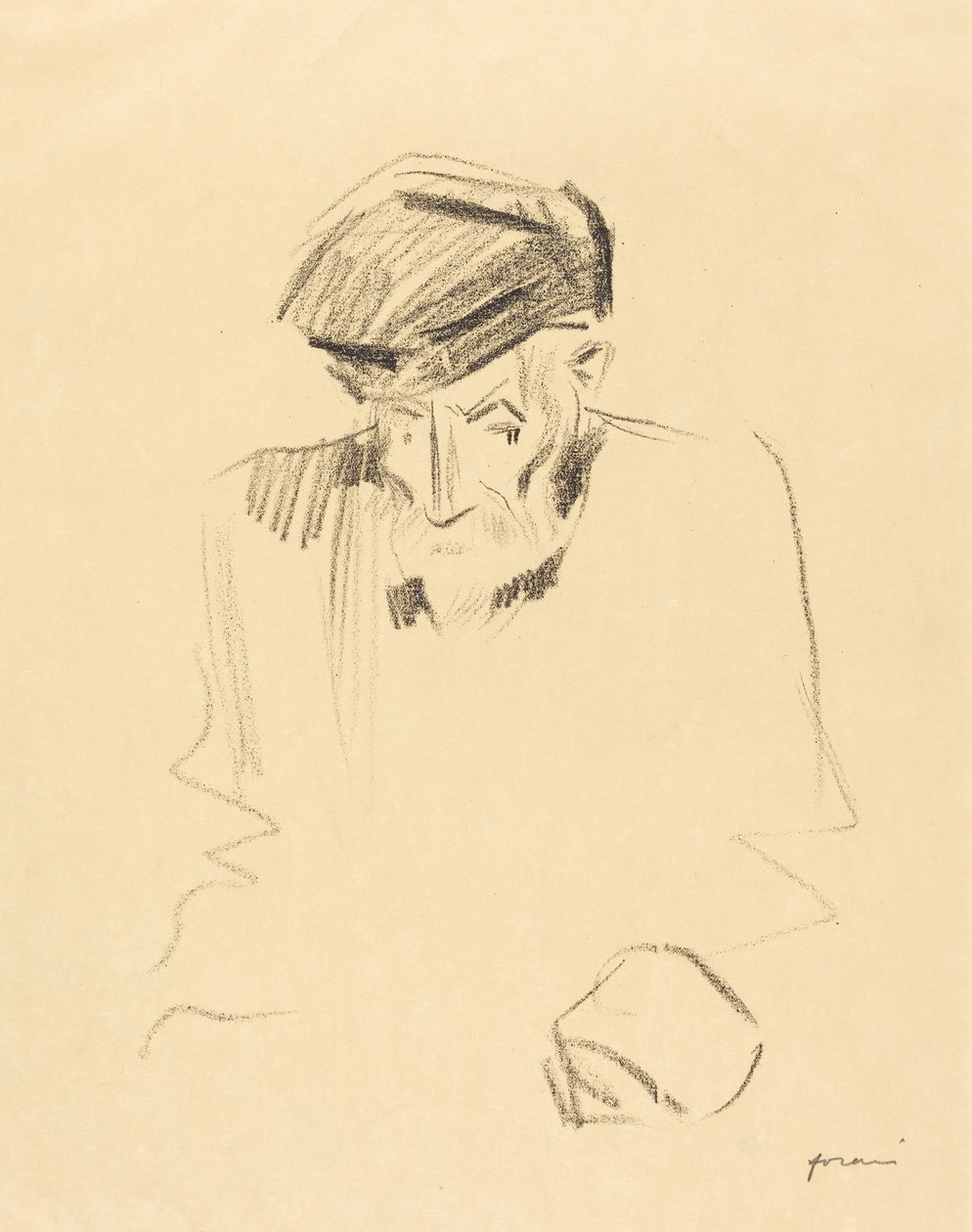 Portret Renoira (druga tablica) autorstwa Jean-Louis Forain