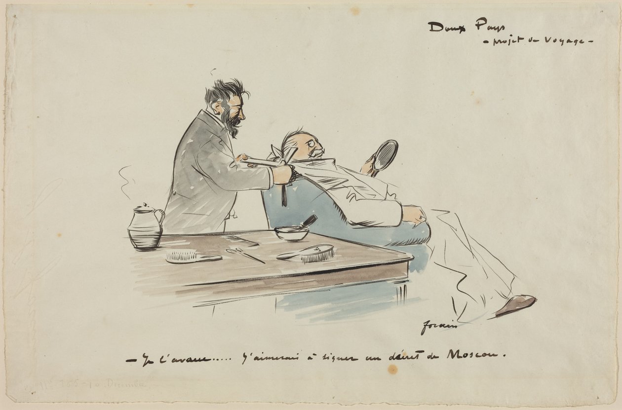 Projekt podróży autorstwa Jean-Louis Forain