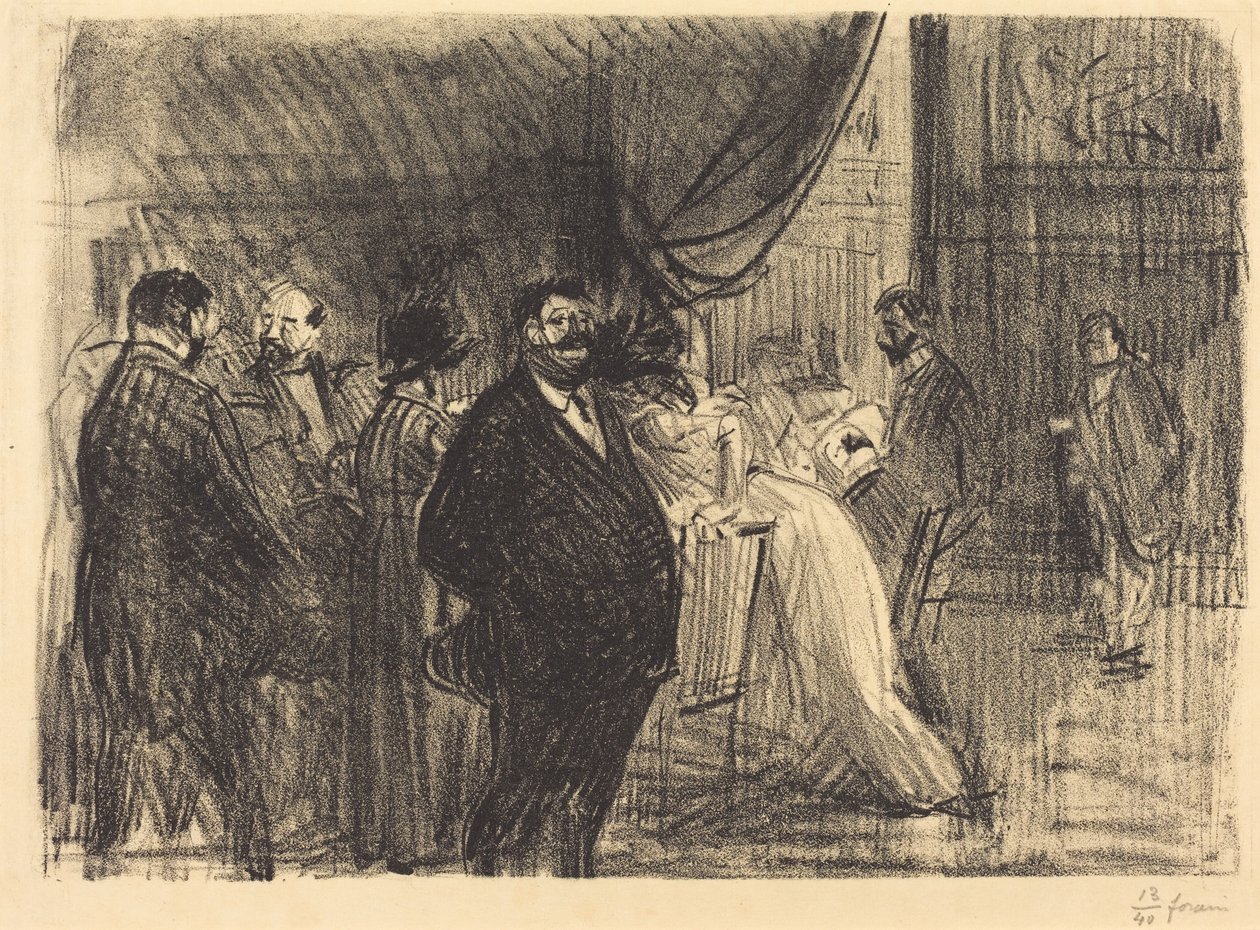 Sala gier (Gambling Room) autorstwa Jean-Louis Forain