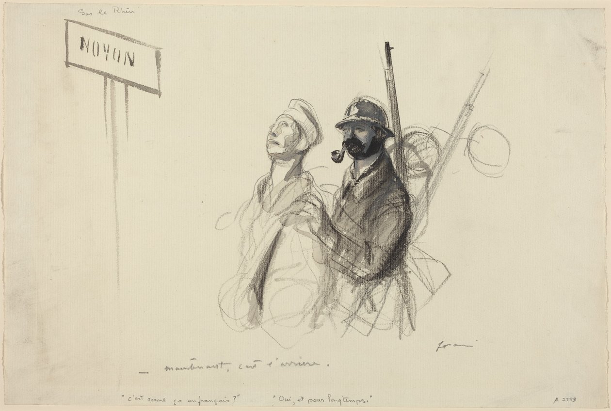 Na Renie. – teraz to tyły. autorstwa Jean-Louis Forain