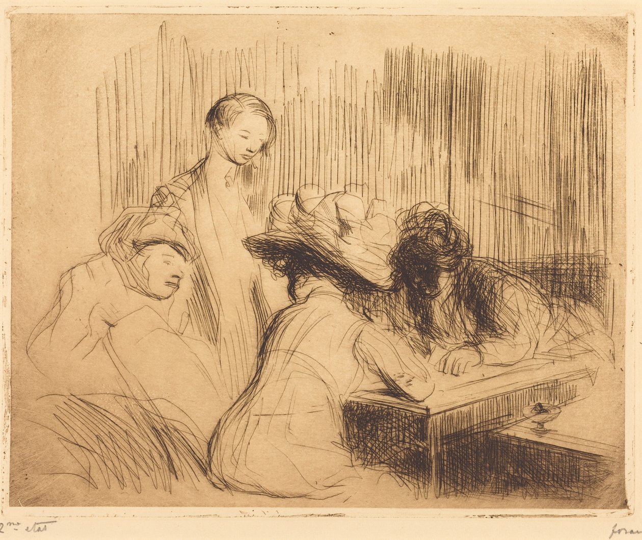 Podejrzana knajpa na Montmartrze autorstwa Jean-Louis Forain
