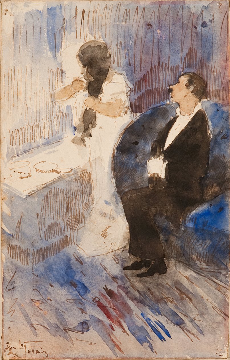 Bez tytułu (W garderobie) autorstwa Jean-Louis Forain