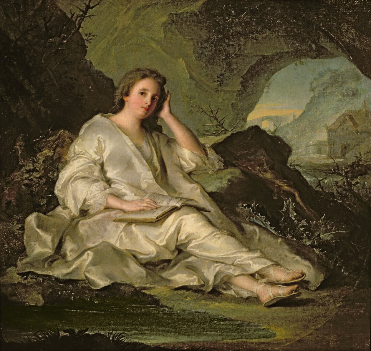 Magdalena pokutująca autorstwa Jean Marc Nattier