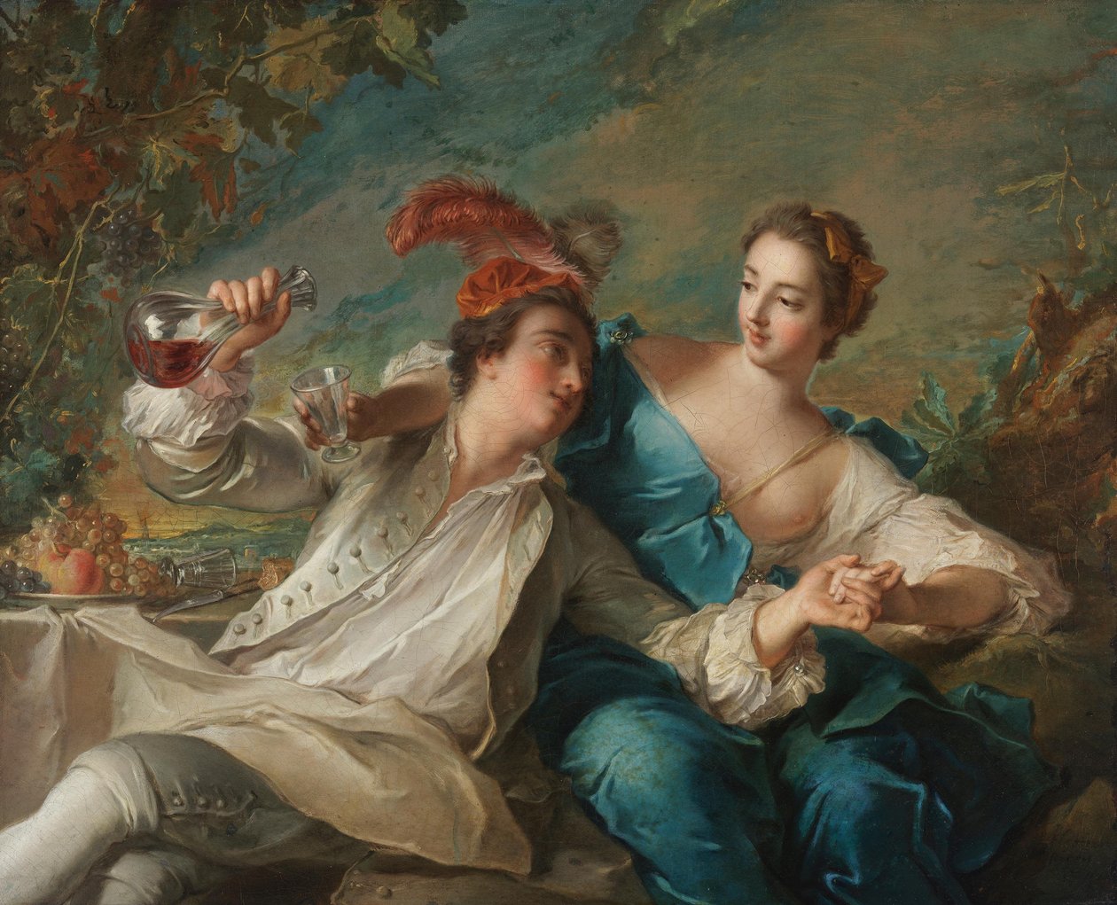 Kochankowie autorstwa Jean-Marc Nattier
