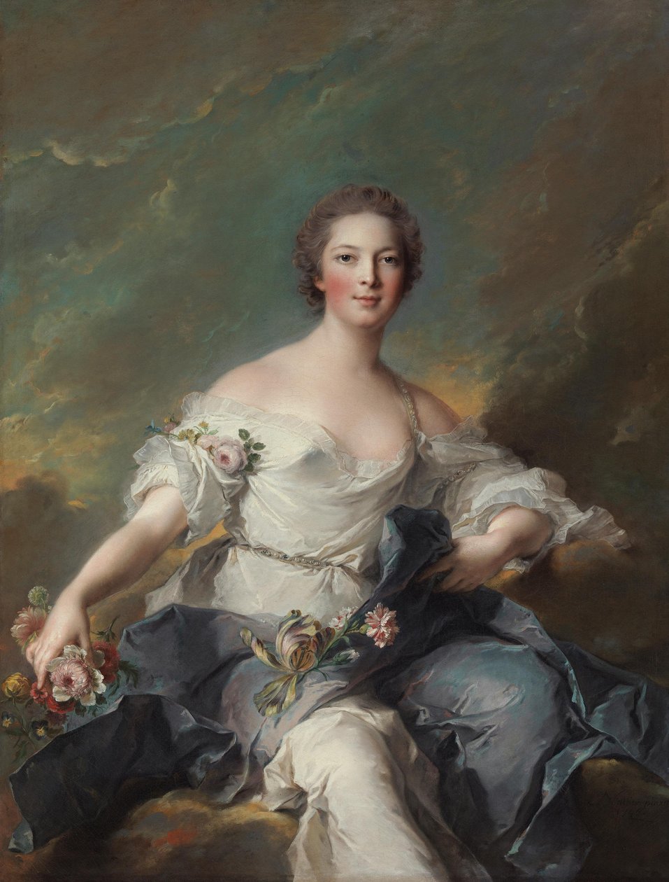 Markiza de Baglion jako Flora autorstwa Jean-Marc Nattier