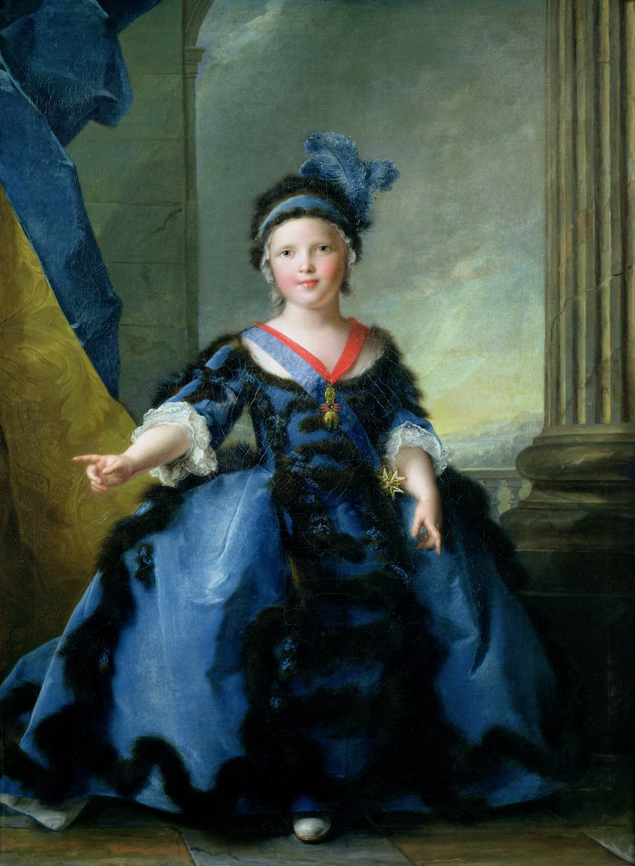 Louis-Joseph-Xavier de France (1751-61) książę Burgundii autorstwa Jean Marc Nattier