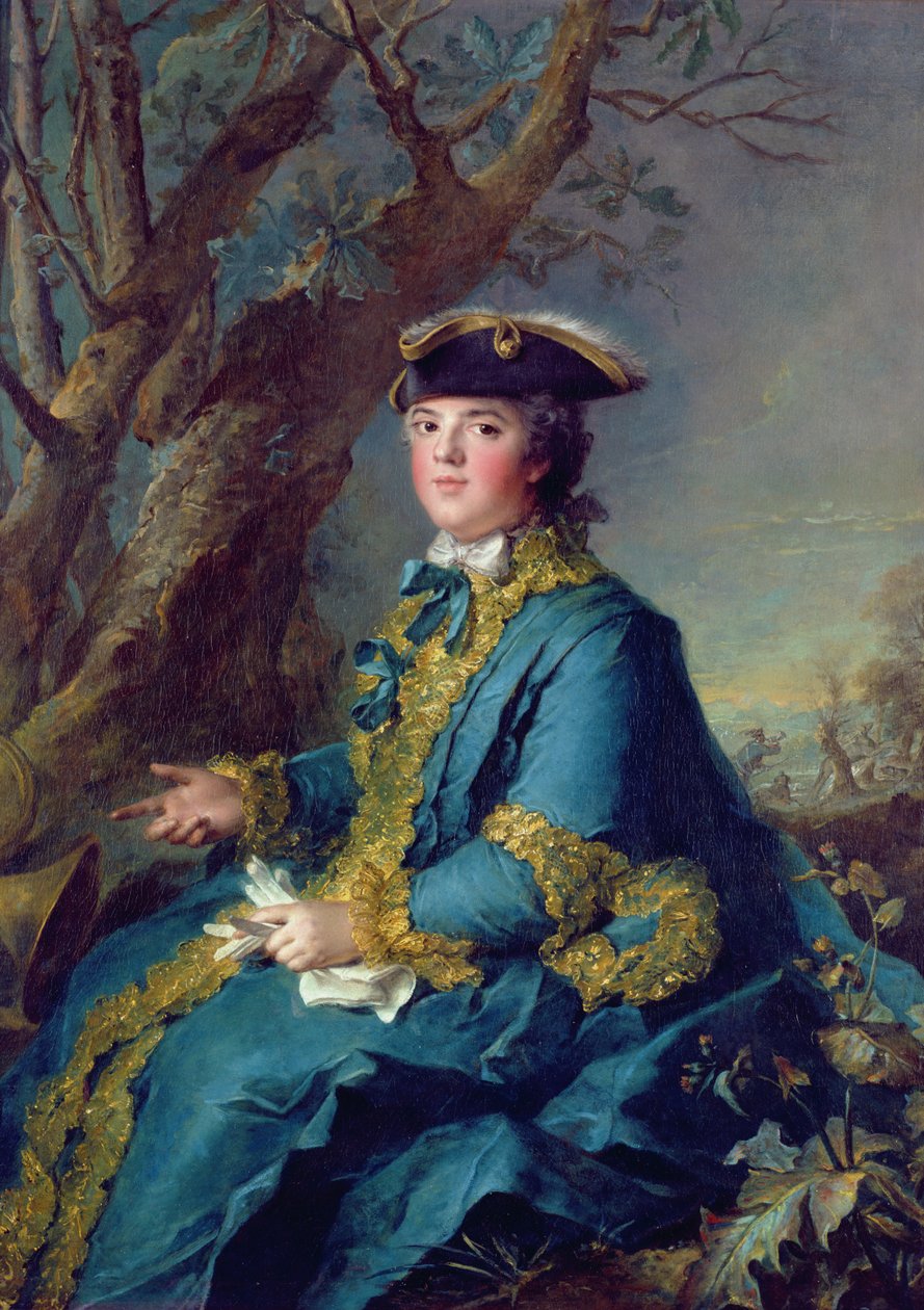 Louise-Elisabeth de France (1729-59) Infantka Hiszpanii, następnie księżna Parma autorstwa Jean Marc Nattier