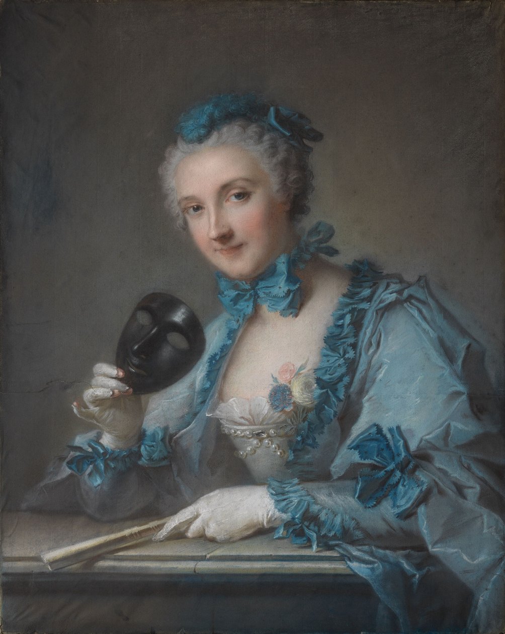 Portret Louise-Geneviève Royer autorstwa Jean-Marc Nattier