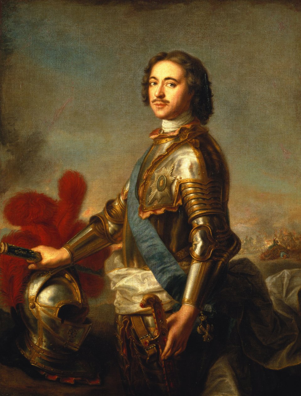 Portret Piotra I lub Piotra Wielkiego autorstwa Jean Marc Nattier