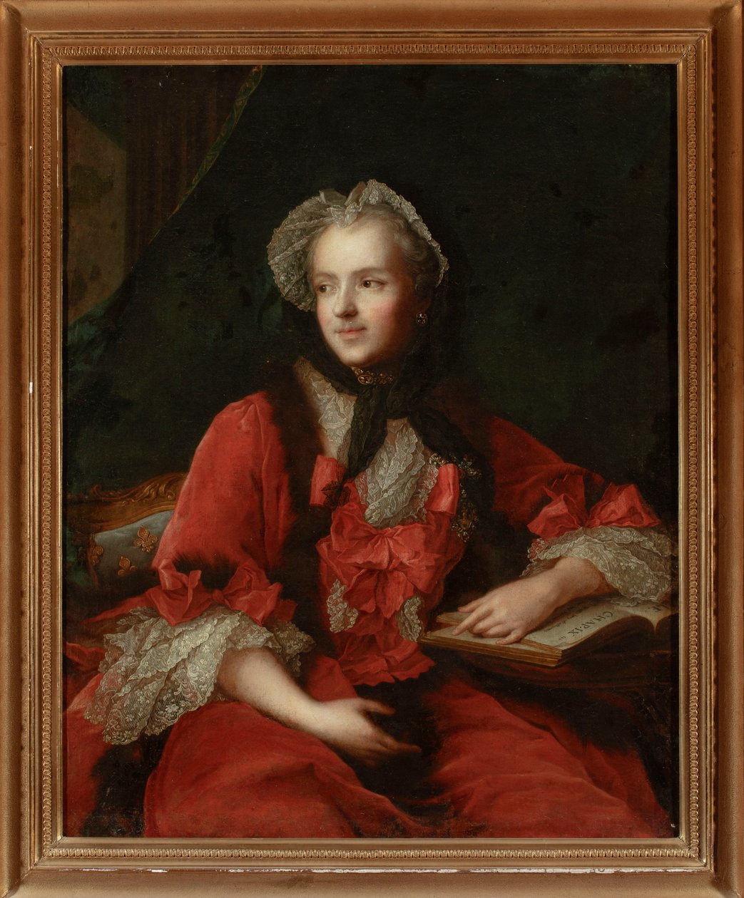 Portret Marii Leszczyńskiej autorstwa Jean-Marc Nattier