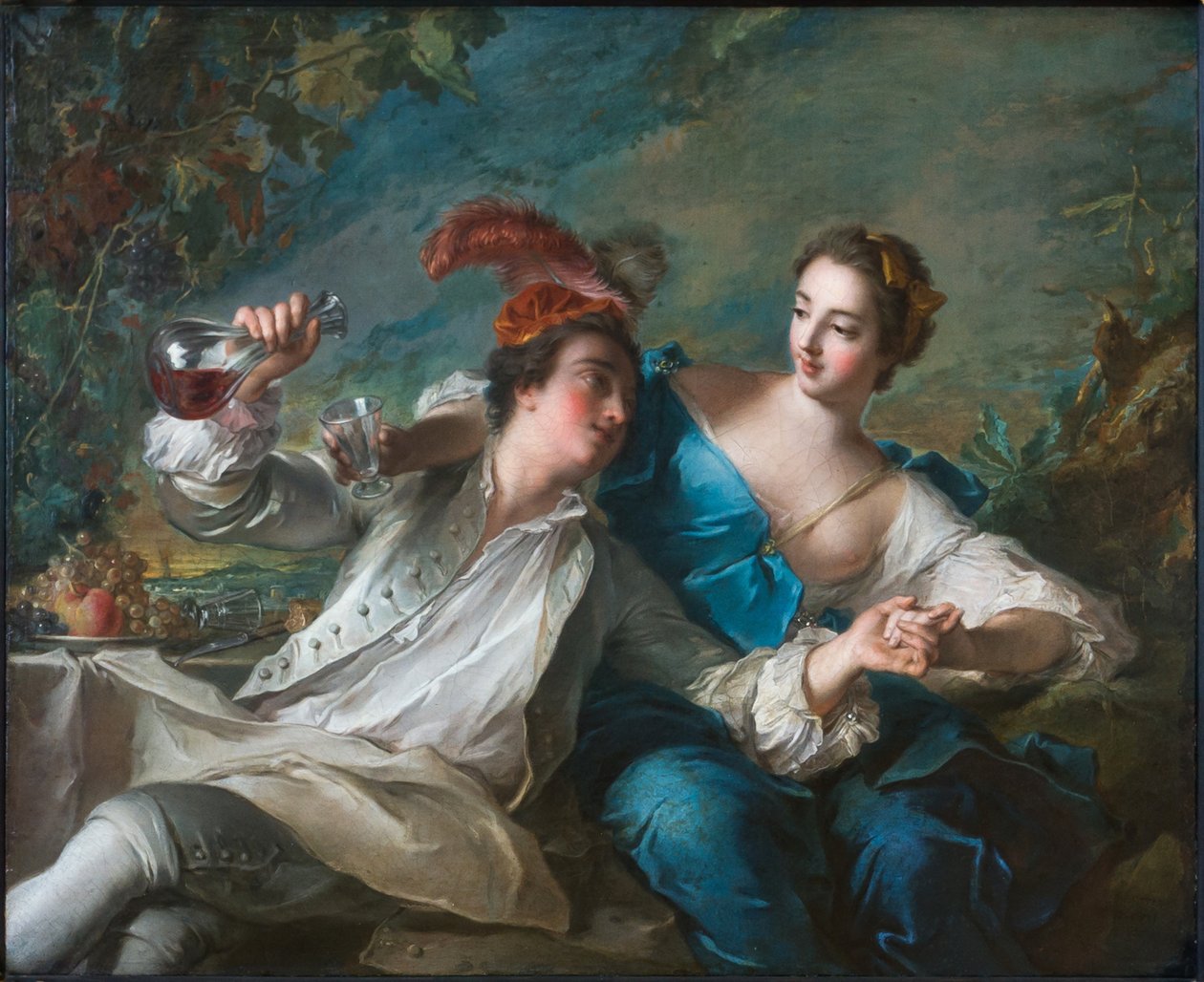 Kochankowie autorstwa Jean-Marc Nattier