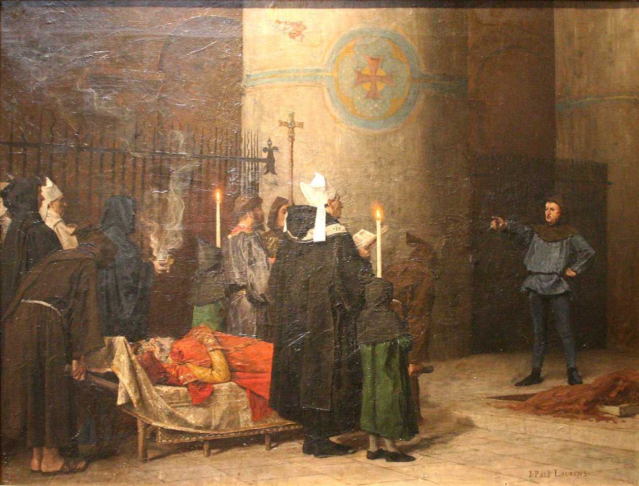 Pogrzeb Wilhelma Zdobywcy autorstwa Jean Paul Laurens