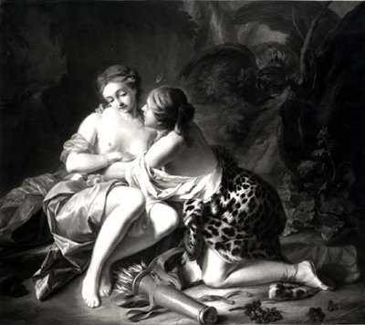 Jowisz i Kallisto autorstwa Jean Simon Berthelemy