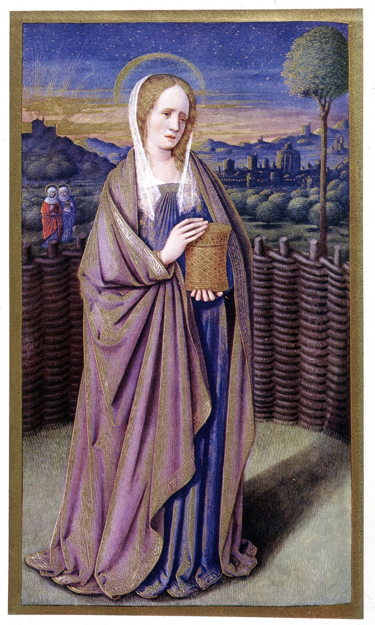 Święta Madeleine według Jeana Bourdichon autorstwa Jean (after) Bourdichon