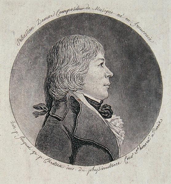Sebastien Demar (1763-1832) grawerowany przez Gilles-Louis Chretien (1754-1811) (grafika) autorstwa Jean (after) Fouquet