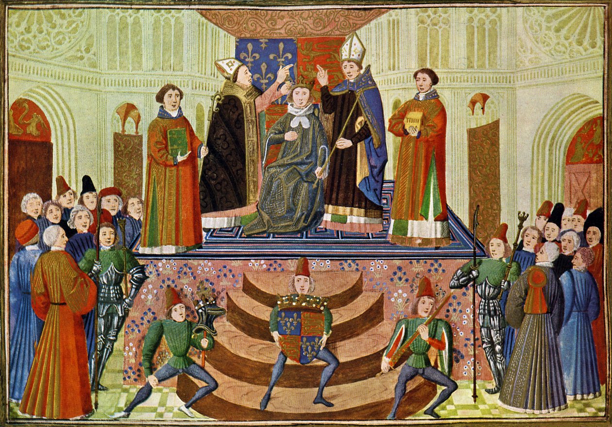 Koronacja Henryka IV Anglii autorstwa Jean (after) Froissart