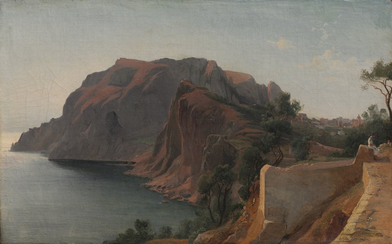 Capri autorstwa Jean Achille Benouville