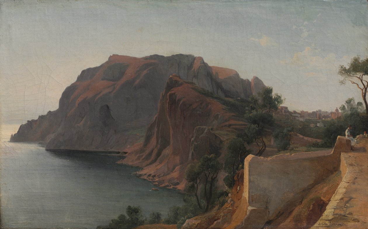 Capri autorstwa Jean Achille Benouville