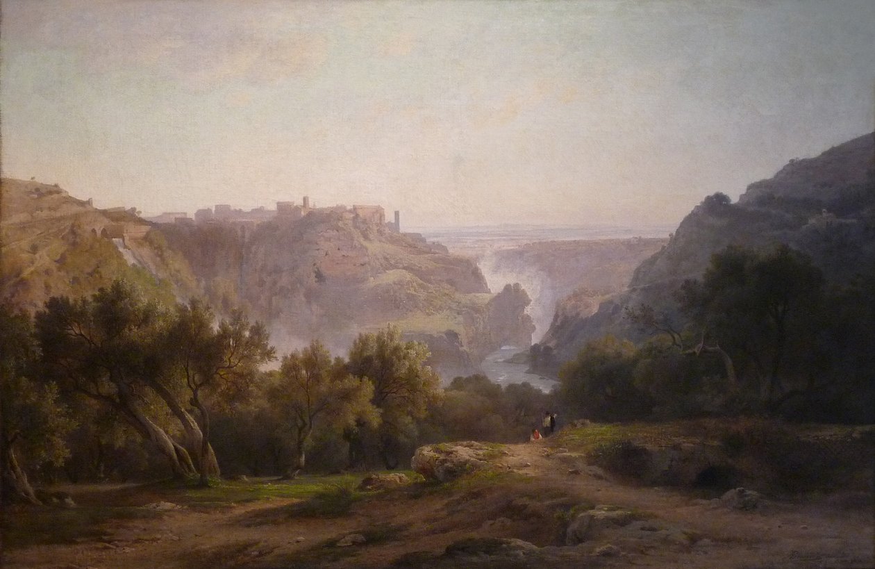 Francuski: Vue de Tivoli autorstwa Jean Achille Benouville