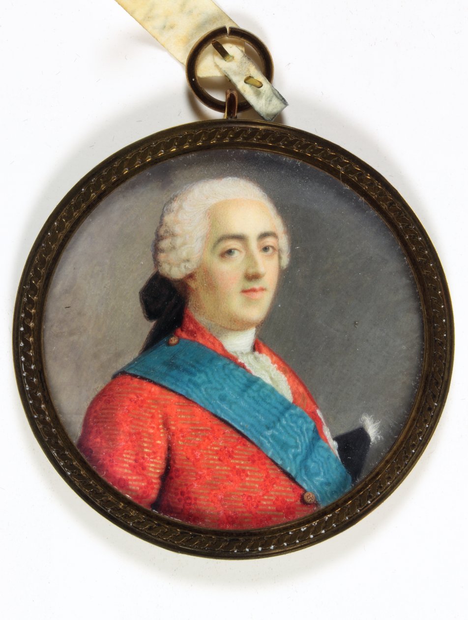 Ludwik XV, król Francji (emalia) autorstwa Jean Adam Serre
