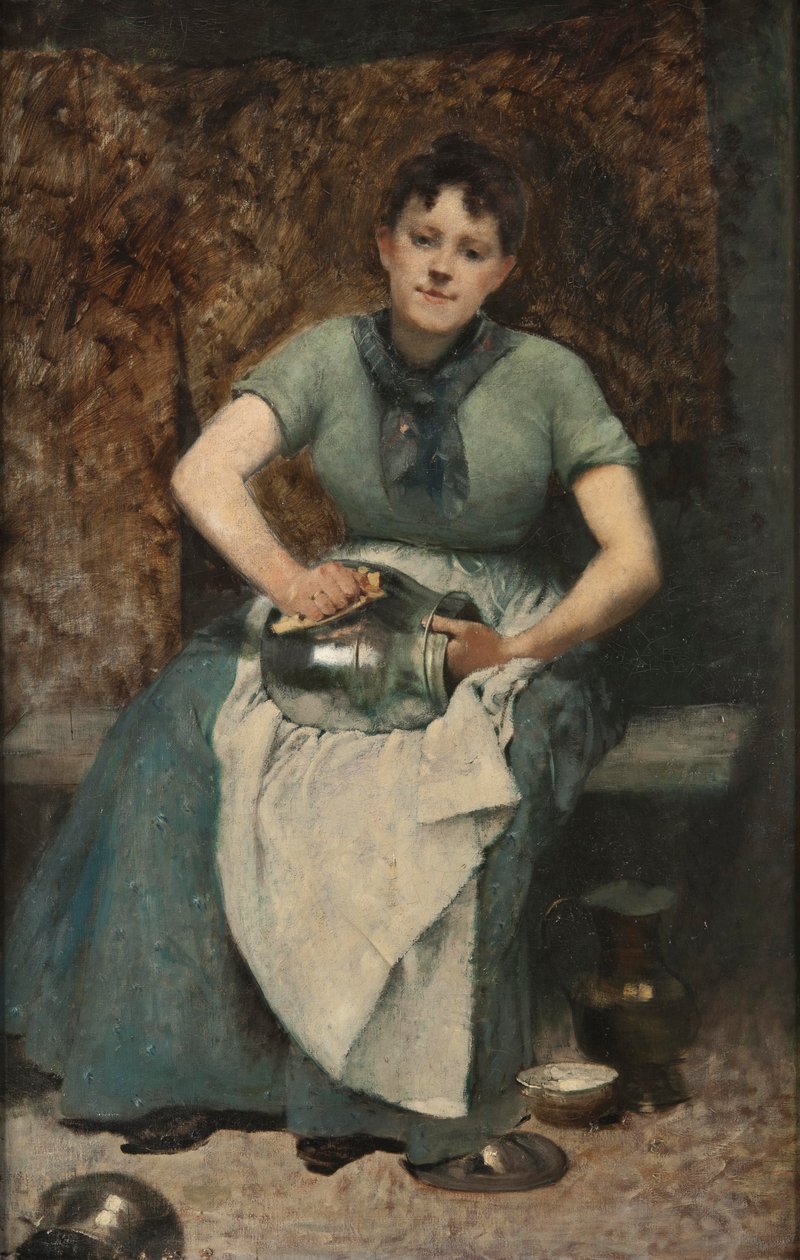 Służąca, ok. 1875-90 autorstwa Jean Alexandre Joseph Falguiere