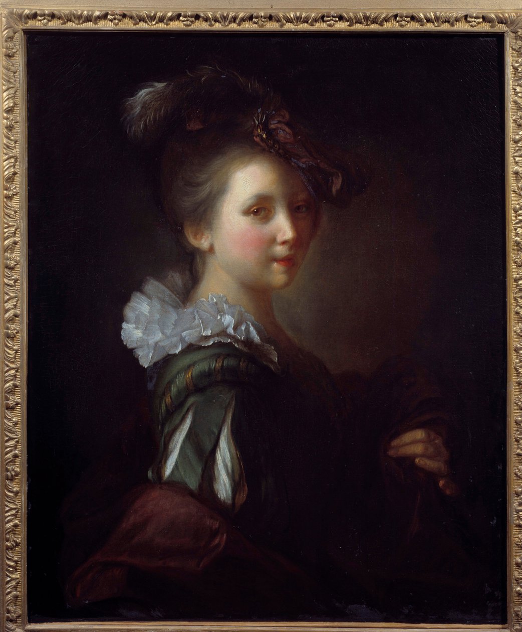Portret kobiety Malarstwo Jean Alexis Grimou (1680-1740) XVIII-wieczna Tuluza, Musee des Augustins autorstwa Jean Alexis Grimou