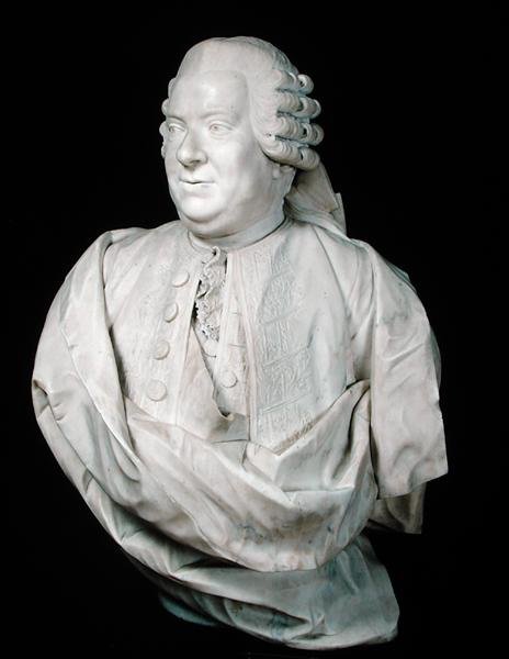 Popiersie Nicolasa Beaujona (1718-86) (marmur) autorstwa Jean Antoine (attr. to) Houdon