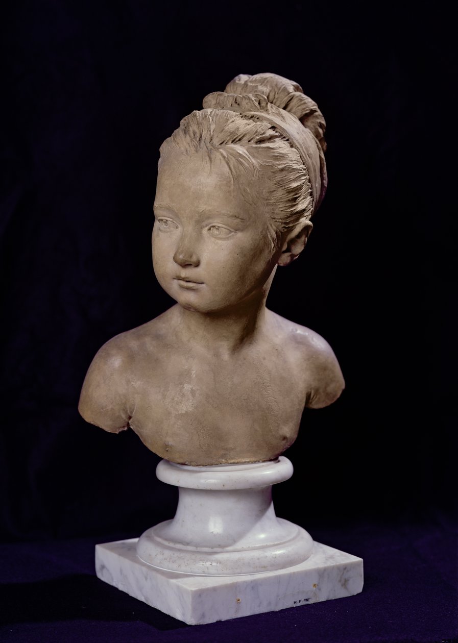 Popiersie Louise Brongniart, 1777 (marmur) autorstwa Jean Antoine Houdon
