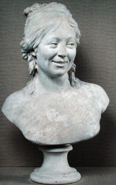 Popiersie Madame Houdon, 1786 (tynk) autorstwa Jean Antoine Houdon