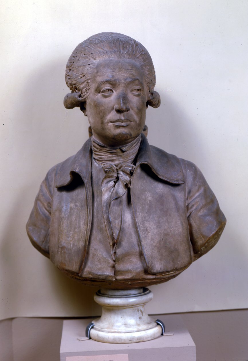 Popiersie Marie Jean Antoine Nicolas de Caritat (1743-94) markiza de Condorcet, 1785 autorstwa Jean Antoine Houdon