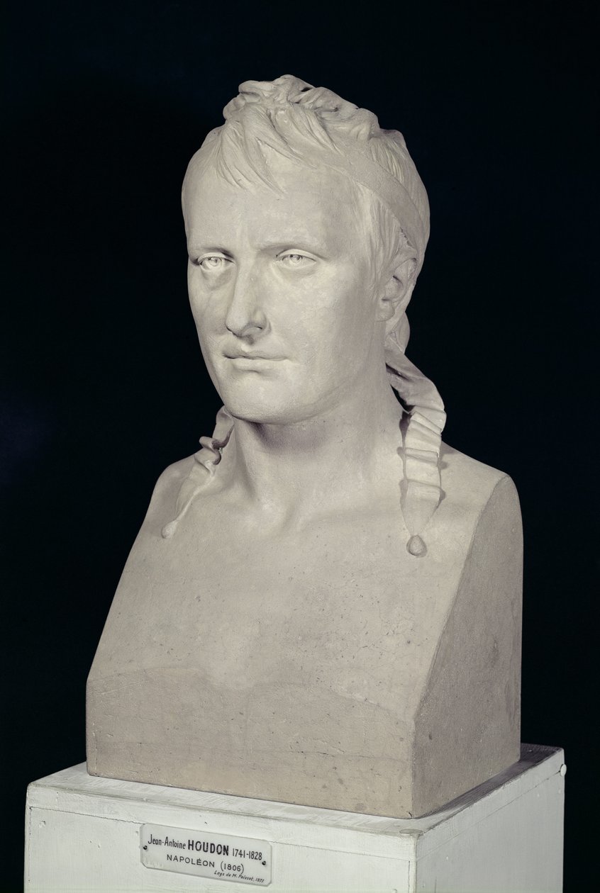 Popiersie Napoleona I (1769-1821) 1806 autorstwa Jean Antoine Houdon