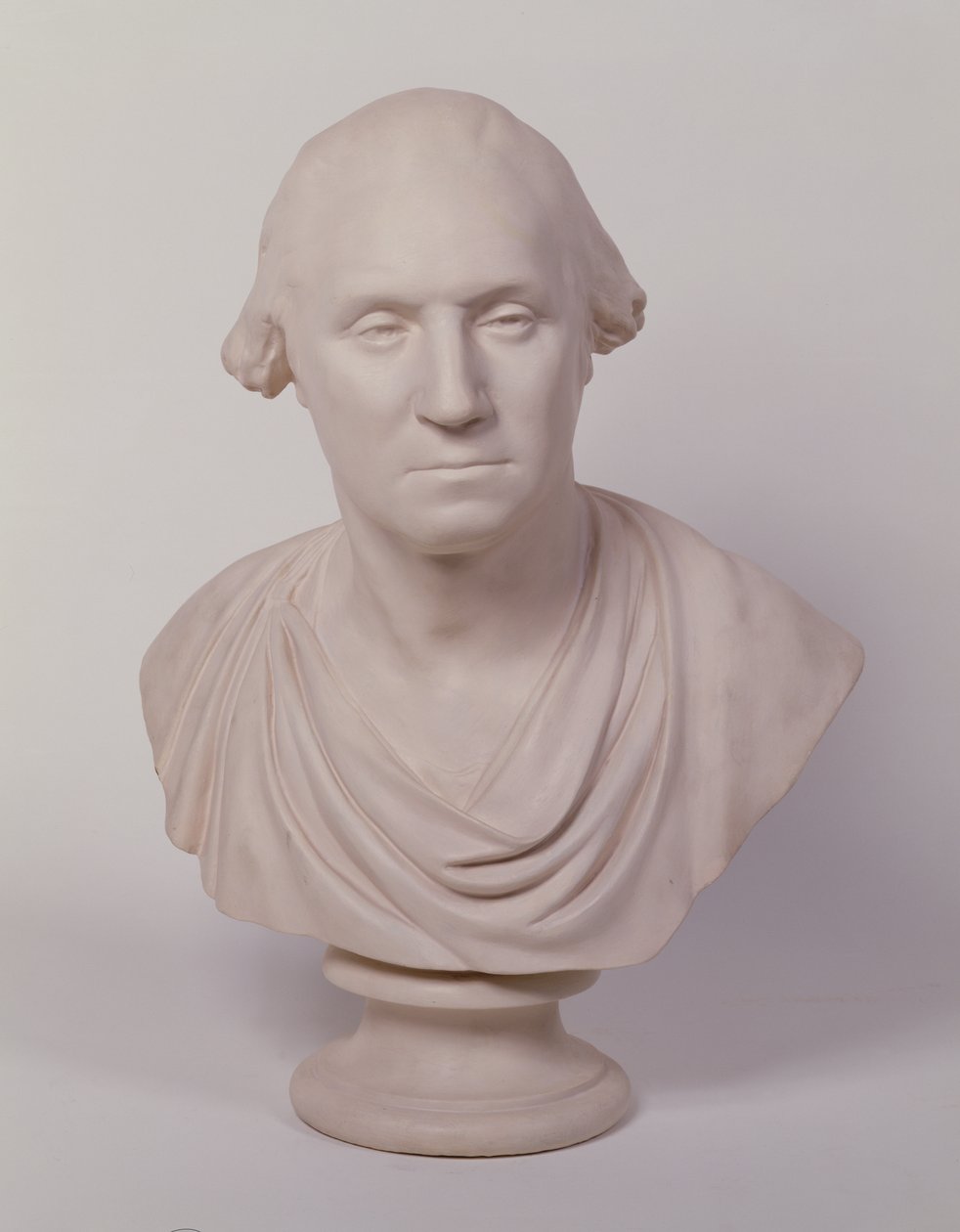 Jerzy Waszyngton (tynk malowany) autorstwa Jean Antoine Houdon