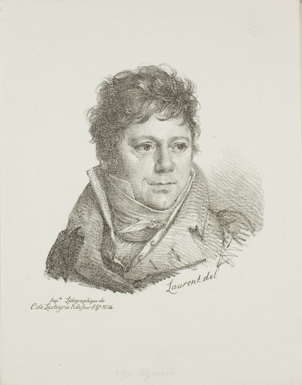 Portret M. Chenard autorstwa Jean Antoine Laurent