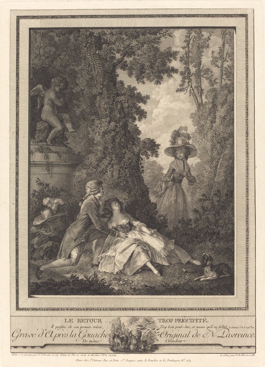 Zbyt pospieszny powrót autorstwa Jean Antoine Pierron