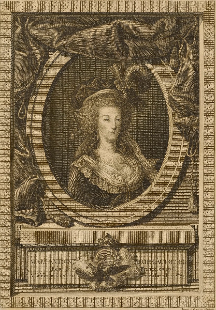 Maria Antonina, księżna Austrii autorstwa Jean Antoine Pierron