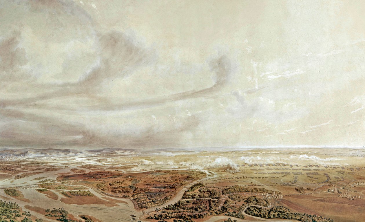 Bitwa pod Wagram (5-6 lipca 1809): francuskie zwycięstwo nad Austriakami autorstwa Jean Antoine Simeon Fort