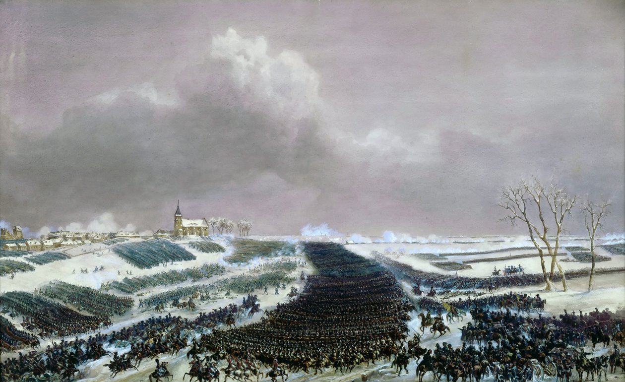 Bitwa pod Preussisch-Eylau 8 lutego 1807 r. autorstwa Jean Antoine Simeon Fort