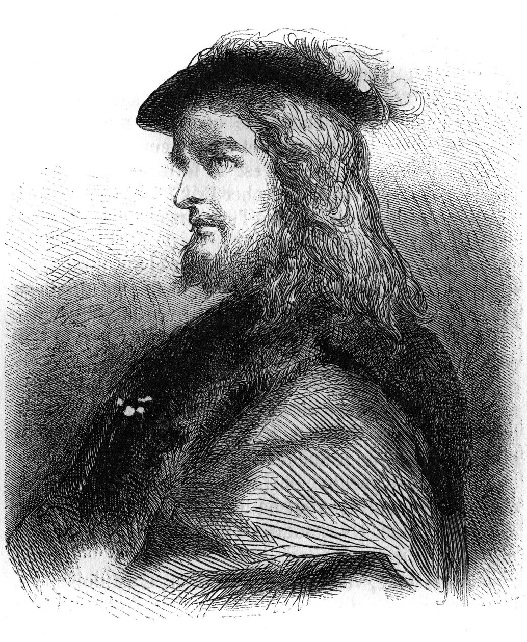 Portret Gustawa I Wasy (Gustav Vasa autorstwa Jean Antoine Valentin Foulquier