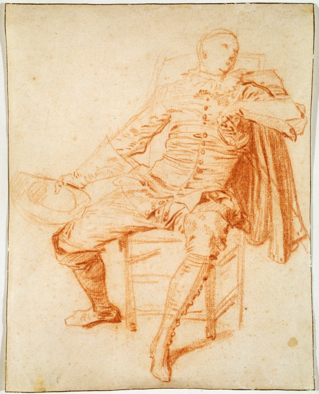 Aktor Komedii Włoskiej Crispin, początek XX wieku autorstwa Jean Antoine Watteau