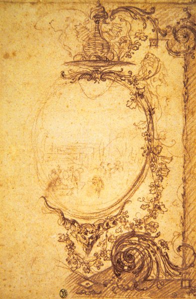 Projekt panelu dekoracyjnego: jesień autorstwa Jean Antoine Watteau