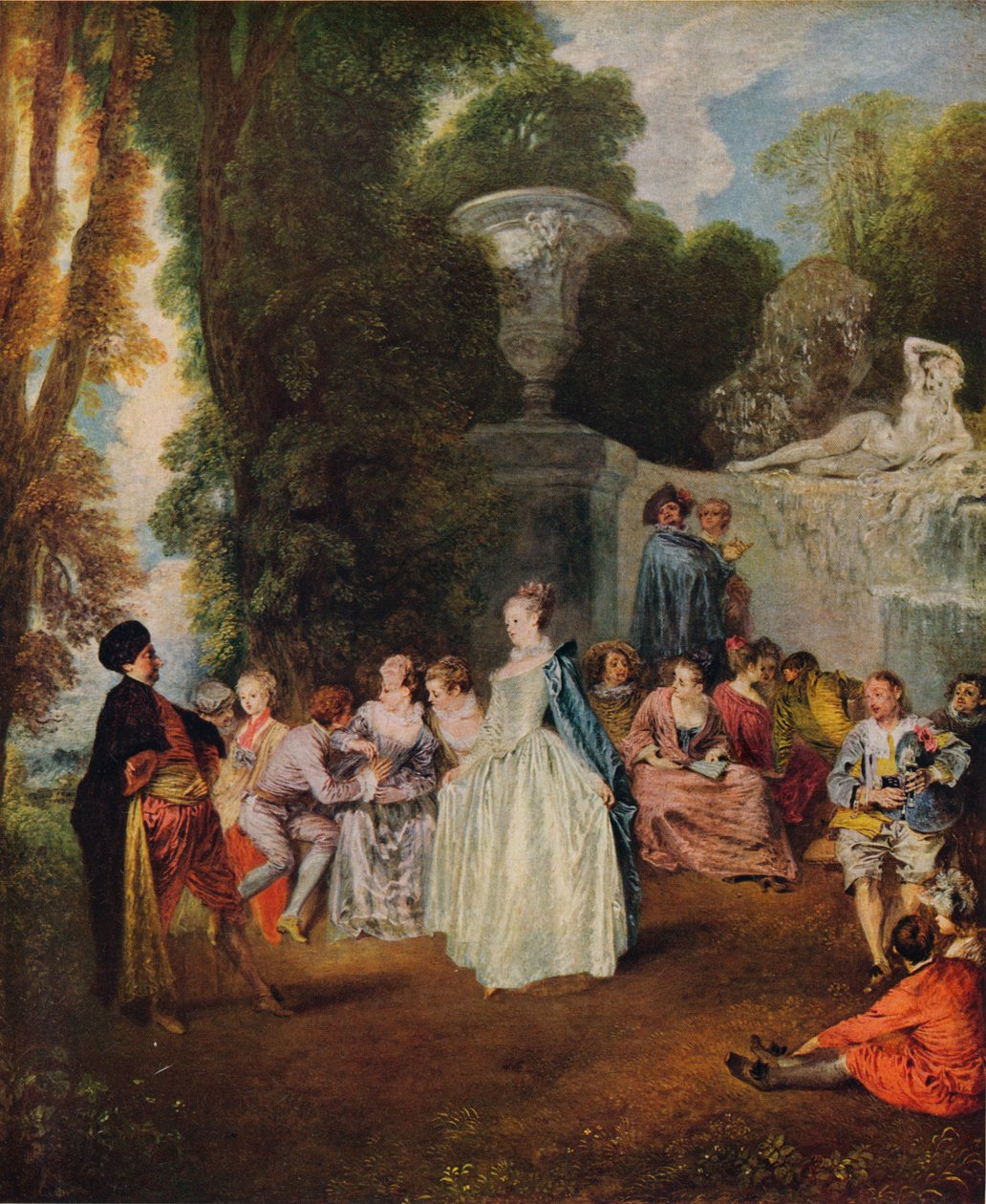 Fety Venitiennes, 1718-1719 autorstwa Jean Antoine Watteau