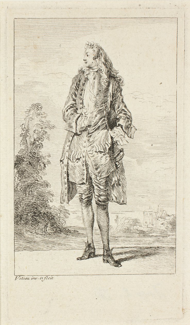 Dane trybu autorstwa Jean Antoine Watteau