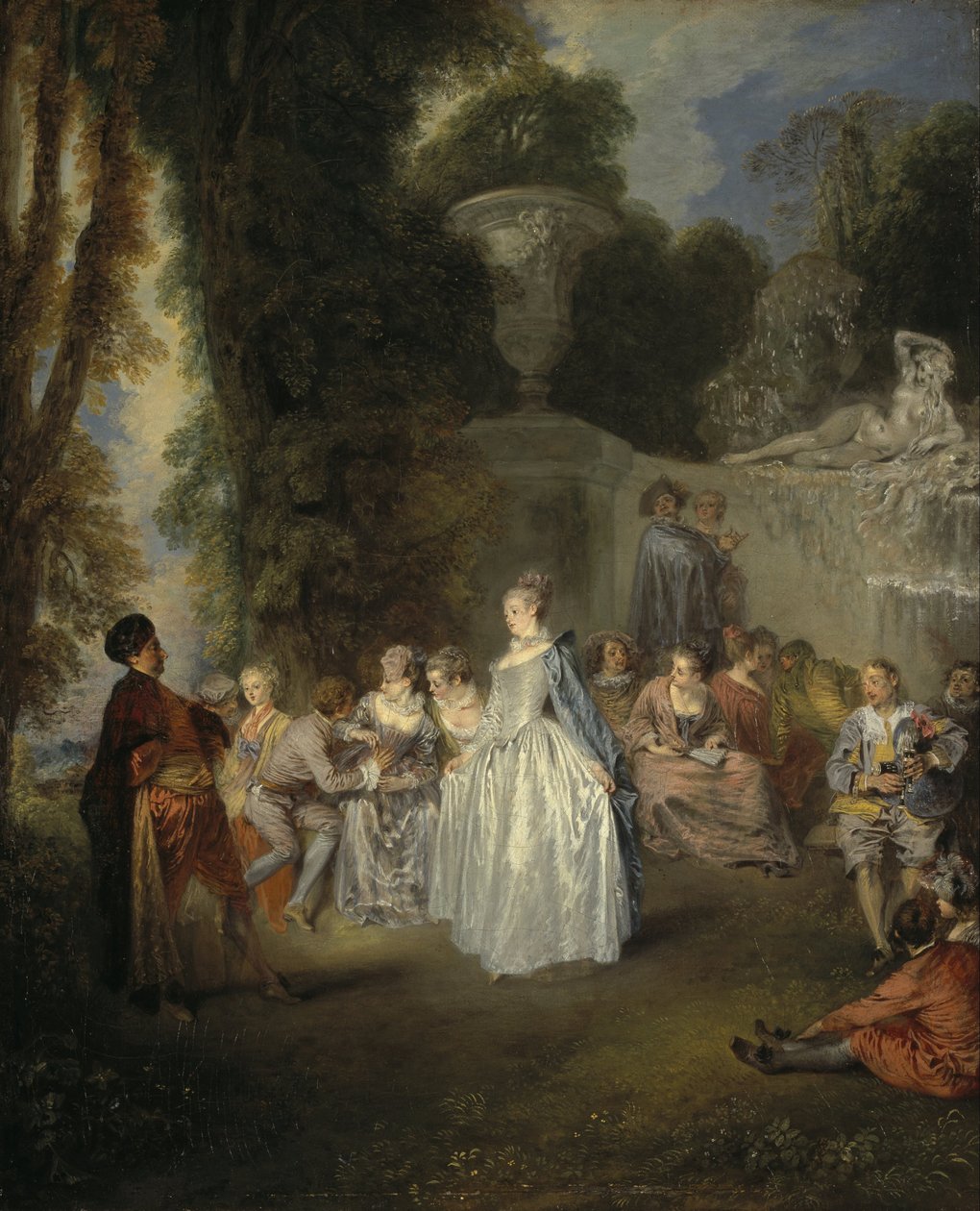 Weneckie festiwale autorstwa Jean Antoine Watteau